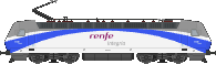 Renfe S252 blanche et bleue Integria